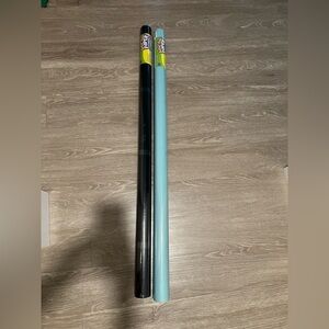 Better Than Paper Bulletin Board Rolls Black and Light Blue